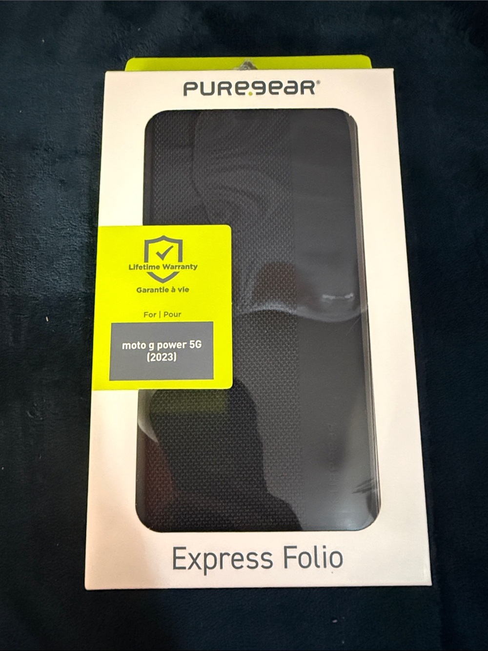 Express Folio Case for moto g power 5G (2023) - Black